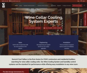 Coolcellars.com(Summit Cool Cellars) Screenshot