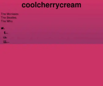 Coolcherrycream.com(Cool Cherry Cream) Screenshot