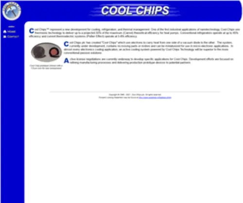Coolchips.com(Cool Chips plc) Screenshot