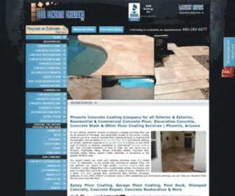 Coolconcretecreations.com(Phoenix Concrete Coating Company) Screenshot