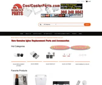 Coolcoolerparts.com(Home Igloo Cool Cooler Parts) Screenshot