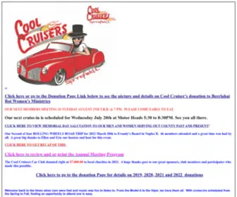 Coolcruiserscarclub.com(Cool Cruisers Car Club) Screenshot