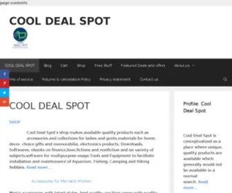 Cooldealspot.com(Cool Deal Spot) Screenshot