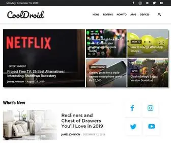 Cooldroid.net(Homepage) Screenshot
