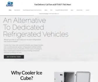 Coolericecube.com(Cooler Ice Cube) Screenshot