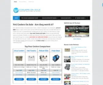 Coolersonsale.com(Yeti Coolers On Sale) Screenshot