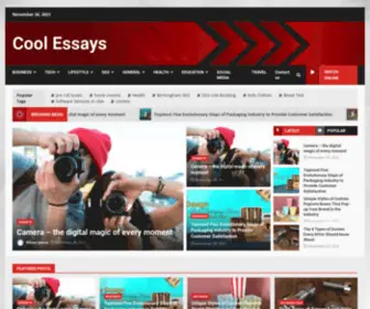 Coolessays.org(Cool Essays) Screenshot