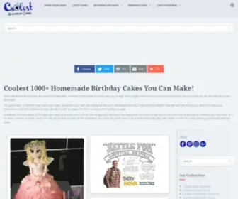 Coolest-Birthday-Cakes.com(Coolest Homemade Birthday Cakes for Hobby Bakers and Pros) Screenshot