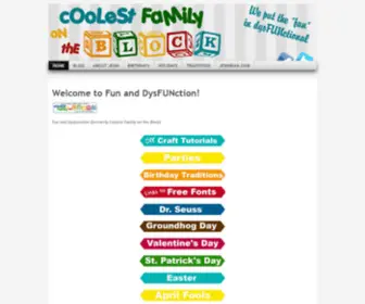 Coolestfamilyontheblock.com(Coolestfamilyontheblock) Screenshot