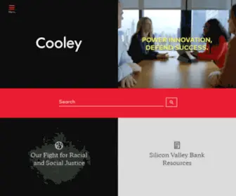Cooley.com(Global Law Firm) Screenshot