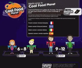 Coolfoodplanet.org(Cool Food Planet) Screenshot