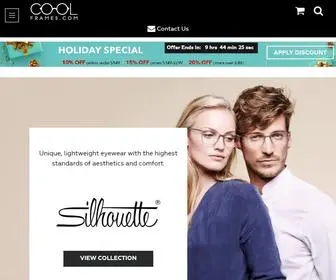 Coolframes.com(Designer Sunglasses) Screenshot