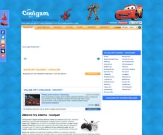 Coolgam.cz(Zábavné online hry zdarma) Screenshot