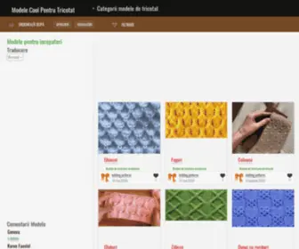 Coolgraphic.ro(Modele cool de tricotaje pentru incepatori) Screenshot
