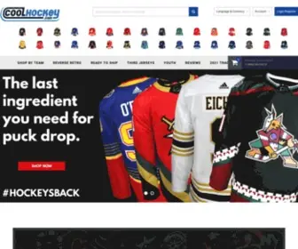 Coolhockey.com(Officially Licensed NHL Hockey Jerseys) Screenshot