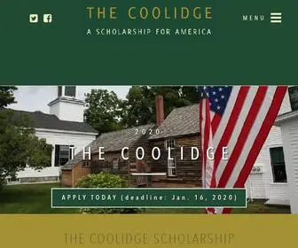 Coolidgescholars.org(The Coolidge) Screenshot