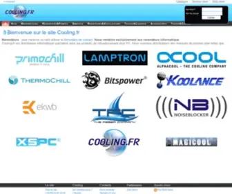 Cooling.fr(Votre spécialiste Refroidissement) Screenshot