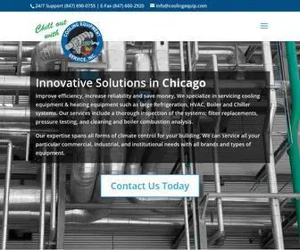 Coolingequip.com(Cooling Equipment Service) Screenshot