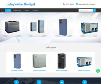 Coolingsolution.in(Air Conditioners Manufacturer exporter Supplier in Chandigarh) Screenshot