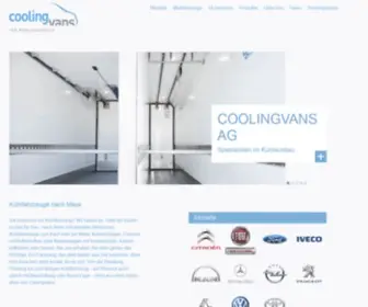 CoolingVans.ch(Coolingvans AG) Screenshot