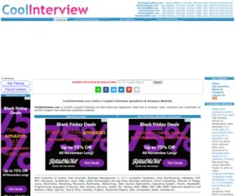 Coolinterview.com(Interview Questions) Screenshot