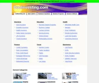 Coolinvesting.com(Forsale Lander) Screenshot