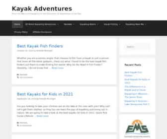 Coolkayaker.com(Kayak Adventures) Screenshot