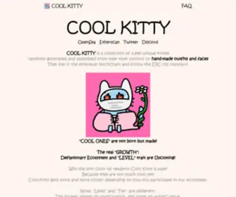 Coolkittynfts.com(COOL KITTY) Screenshot