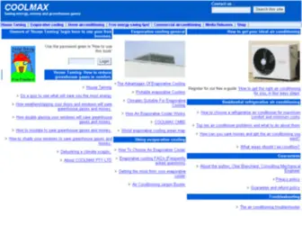 Coolmax.com.au(COOLMAX saving you energy) Screenshot