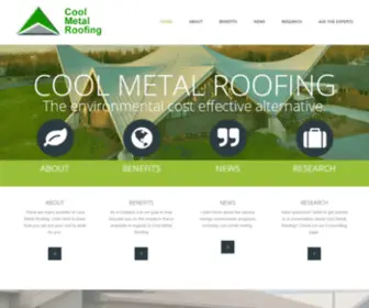 Coolmetalroofing.org(Cool Metal Roofing) Screenshot