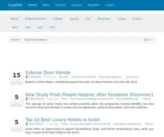 Coolpot.com(Coolpot is a place where you can share you website/ Product/ Blog) Screenshot