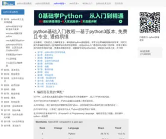 Coolpython.net(Python基础入门教程) Screenshot