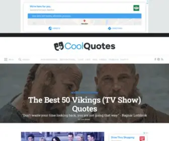 Coolquotescollection.com(Cool Quotes Collection) Screenshot