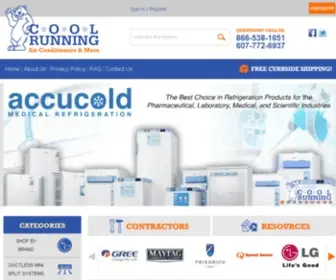 Coolrunninghs.com(Cool Running Air Conditioners & More) Screenshot