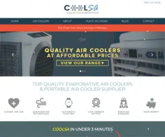 Coolsa.co.za(Air Coolers on Sale by CoolSA) Screenshot