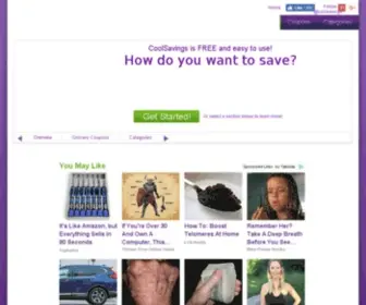 Coolsavings.com(Grocery coupons) Screenshot