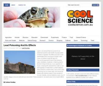 Coolscience.com.au(Cool Science) Screenshot