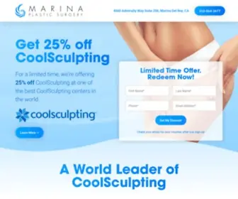 Coolsculptinglosangeles.com(The CoolSculpting Center of Los Angeles) Screenshot