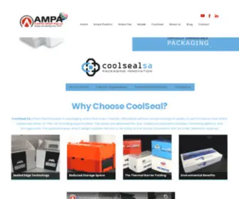 Coolseal.co.za(Ampa Plastics Group) Screenshot