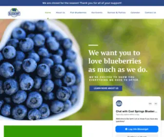 Coolspringsblueberryfarm.com(Cool Springs Blueberry Farm) Screenshot