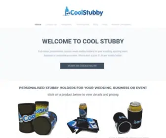 Coolstubby.com.au(Personalised Stubby Holders by Cool Stubby) Screenshot