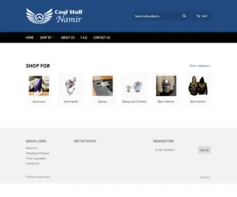 Coolstuffnamir.com(Create an Ecommerce Website and Sell Online) Screenshot