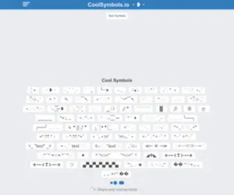 Coolsymbols.io(̗̀➛) Screenshot