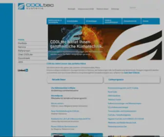 Cooltec-SYstems.de(COOLtec Systems Klima Kälte GmbH) Screenshot