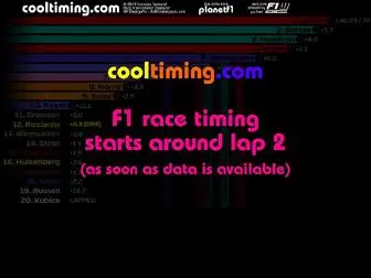 Cooltiming.com(Formula 1 Live Timing) Screenshot