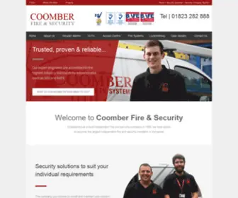 Coombersecurity.com(Security Company Taunton) Screenshot