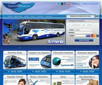 Coomotorflorencia.com(Transporte) Screenshot