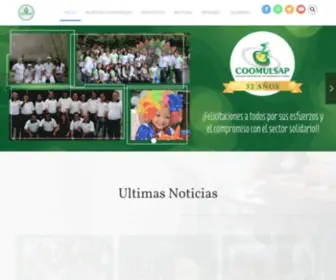 Coomulsap.com(Cooperativa Multiactiva De San Antonio De Prado) Screenshot