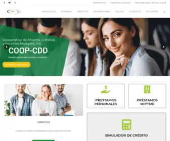 Coop-CDD.com(Cooperativa de Ahorros) Screenshot