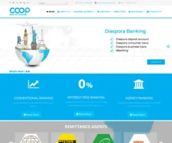 Coopbankoromia.com.et(Cooperative Bank of Oromia) Screenshot